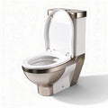 Toilet with integrated bidet function ceramic seat and eco-friendly design 75 x 40 x 50cm